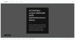 Desktop Screenshot of accentiblu.eu